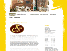 Tablet Screenshot of koog-cafe.de